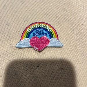 Girl Scouts Bridging Patch - Pink and Blue